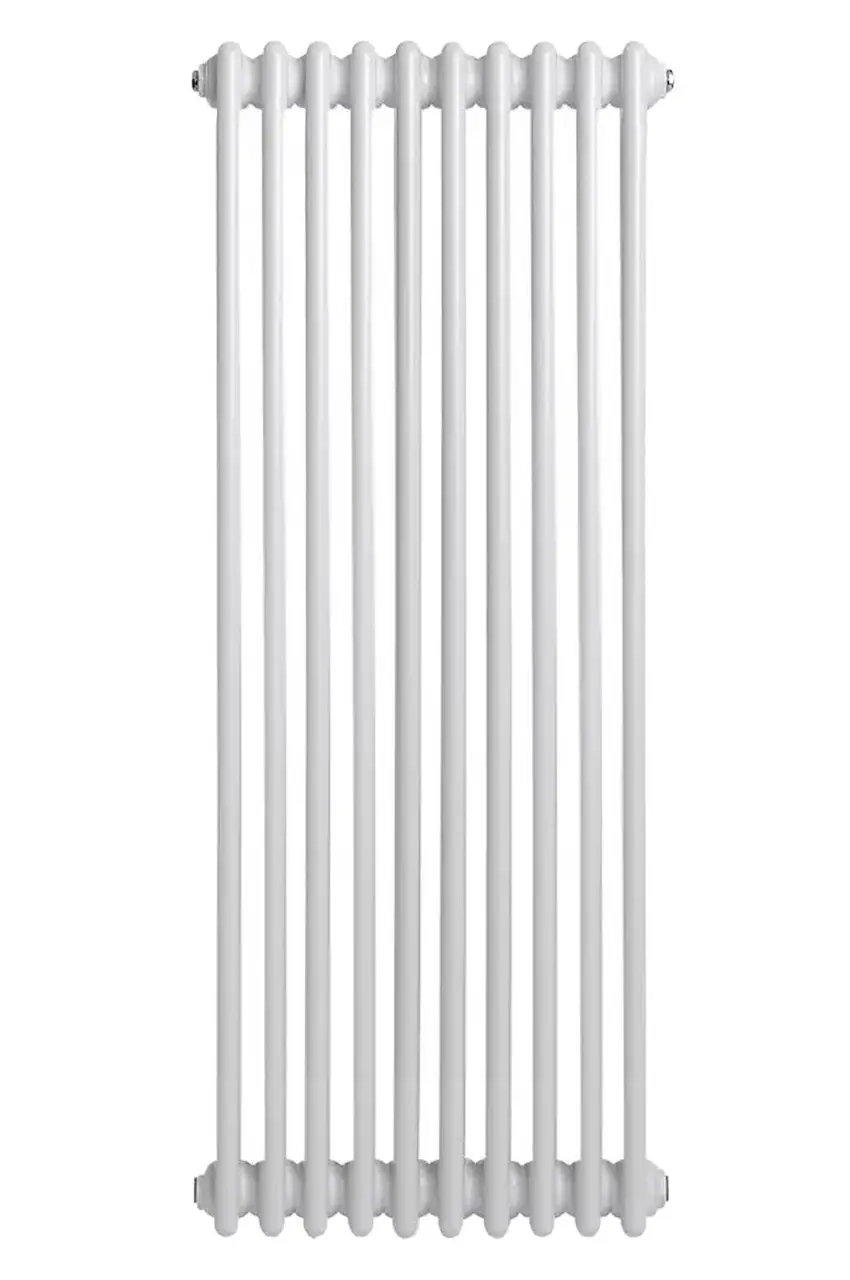 Вертикальний радіатор опалення ARTTIDESIGN Bari III 10/1200/470/50 білий матовий Фото - 4
